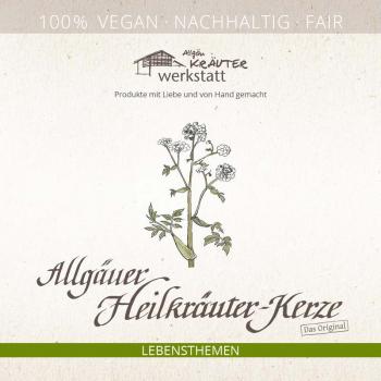 Loslassen - Lebensthemen - Allgäuer Heilkräuter-Kerze